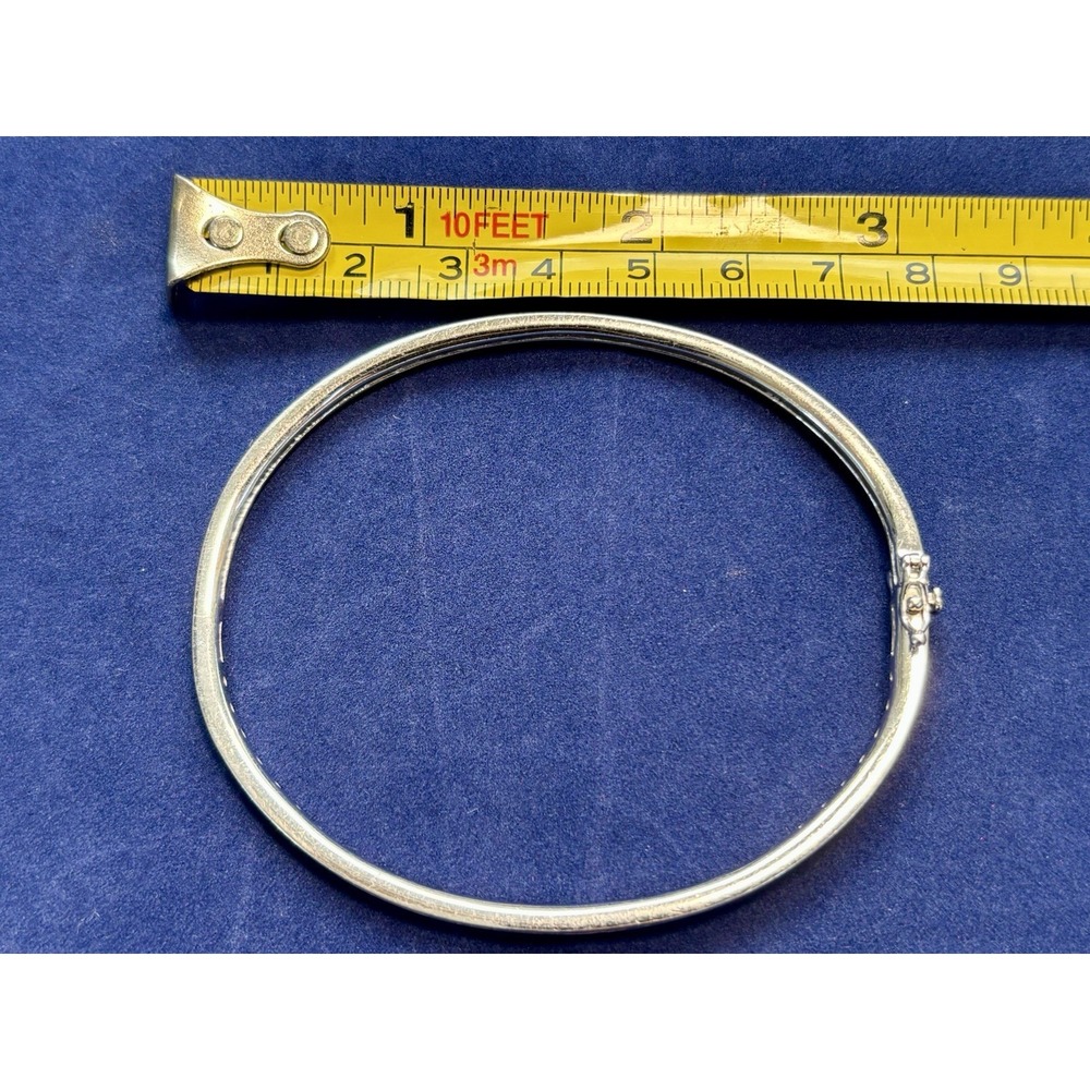 Sterling Silver & CZ QVC Ephinany Bangle Bracelet - Picture 12 of 14